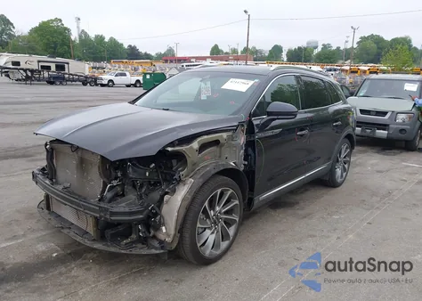 2019 Lincoln Nautilus Reserve z USA, uszkodzony, nr VIN 2LMPJ6LP8KBL19297